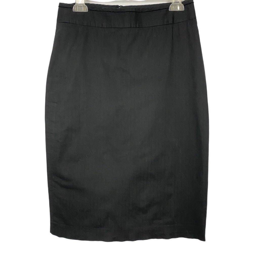 - HUGO BOSS Pinstriped Stretch Pencil Skirt